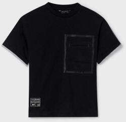 MAYORAL gyerek pamut póló fekete, nyomott mintás - fekete 160 - answear - 7 490 Ft
