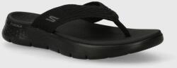 Skechers flip-flop GO WALK FLEX fekete, női, lapos talpú - fekete Női 36