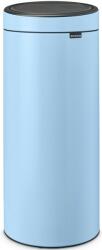 Brabantia Touch Bin New Soft-Touch nyomófedeles hulladékgyűjtő belső tartállyal, kerek, 30L - G méret, acél, álomkék - 202728 (202728)