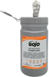 GOJO Industries GOJO nedves ipari kéztörlő és felülettörlő kendő, 270x200mm lapméret, citrus illat, 80db/tégely, kéztisztító hatás 4/5 (G9680-06)