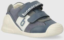 Biomecanics gyerek bőr sportcipő - kék 18 - answear - 27 990 Ft