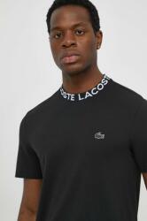 Lacoste t-shirt fekete, férfi, nyomott mintás - fekete L - answear - 32 990 Ft