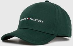 Tommy Hilfiger pamut baseball sapka zöld, nyomott mintás - zöld Univerzális méret - answear - 14 990 Ft
