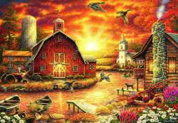 Bluebird Puzzle - Puzzle Pinson: Honey Drip Farm - 1 000 piese Puzzle