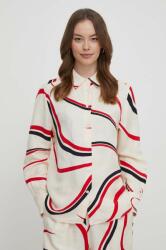 Tommy Hilfiger lenvászon ing galléros, relaxed - többszínű 36