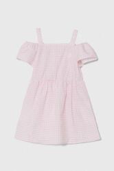 Guess gyerek ruha rózsaszín, mini, harang alakú - rózsaszín 113-118 - answear - 16 990 Ft