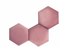 Ourbaby® Panou tapițat hexagonal - roz Decoratiune camera copii