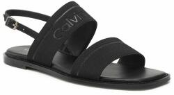Calvin Klein Szandál Squared Flat Sandal He HW0HW01496 Fekete (Squared Flat Sandal He HW0HW01496)
