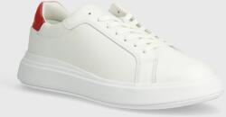 Calvin Klein bőr sportcipő LOW TOP LACE UP LTH fehér, HM0HM01016 - fehér Férfi 43 - answear - 52 990 Ft