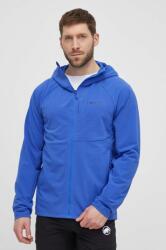Marmot sportos pulóver Pinnacle DriClime Hoody sima, kapucnis - kék L - answear - 60 990 Ft