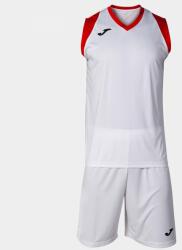 Joma FINAL II TWO-PIECE SET kosárlabda szett fehér piros 3XS