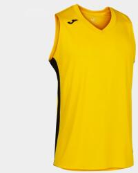 Joma Cancha Iii T-shirt Yellow-black Sleeveless Xxl