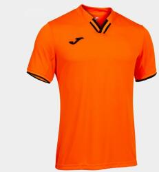 Joma Toletum Iv Short Sleeve T-shirt Orange Black Xl