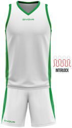 Givova KIT POWER INTERLOCK BIANCO/VERDE Tg. 2XL