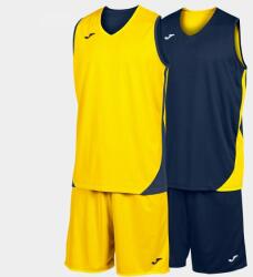 Joma KANSAS TWO-PIECE SET kosárlabda szett tengerészkék sárga L
