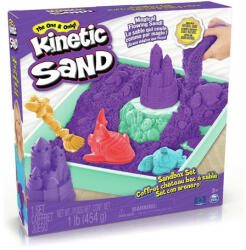  Kinetic sand, set cutie cu nisip mov, SPM 20143456 (778201434565)
