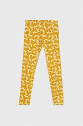 United Colors of Benetton gyerek legging sárga, mintás - sárga 150