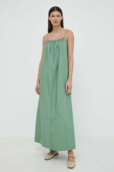 By Malene Birger pamut ruha zöld, maxi, harang alakú - zöld 40