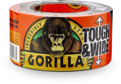 Gorilla Tape Tough & Wide 27m x 73mm Fekete Extra Erős Ragasztószalag (3044300)