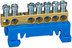 Schrack N kapocs blokk, 7x10/16mm2, 63A, kék (IK021036--)