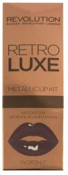Makeup Revolution Set pentru machiajul buzelor - Makeup Revolution Retro Luxe Kits Metallic Sovereign