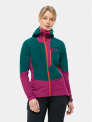 Jack Wolfskin Softshell kabát Alpspitze Hoody 1307751 Zöld Regular Fit (Alpspitze Hoody 1307751)