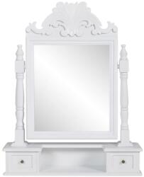  Masă de machiaj cu oglindă mobilă dreptunghiulară, mdf (60628)