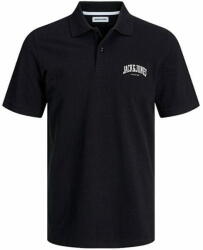 JACK & JONES Férfi pólóing JJEJOSH Standard Fit 12247387 Black (Méret L)