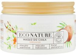 Bielenda Ulei nutritiv pentru corp - Bielenda Eco Nature Body Butter Vanilla Coconut Milk Orange Blossom 250 ml