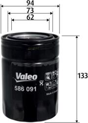 VALEO Filtru ulei VALEO 586091 (586091) - automobilus