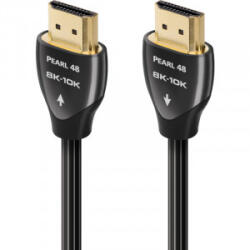 AudioQuest Cablu video Audioquest Pearl 48, HDMI Male - HDMI Male, v2.1, 1.5m, negru-gri (HDM48PEA150)