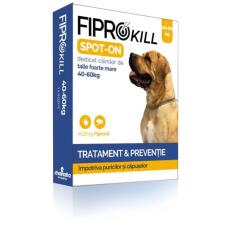  Fiprokill Pipete Antiparazitare pentru Caine Fiprokill Dog XL 40-60 kg, 3 pipete