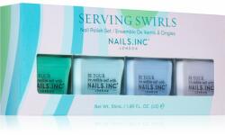 Nails Inc. Nails Inc. Serving Swirls set de lacuri de unghii