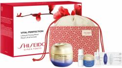 Shiseido Vital Perfection Uplifting and Firming Cream Pouch Set ajándékszett (a vonalak kisimítására)