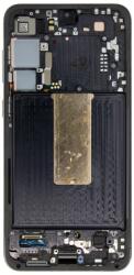 Samsung Galaxy S23 Plus Keret + LCD Kijelző + Érintőüveg, Fekete (GH82-30476A/GH82-30477A)