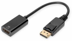 ASSMANN AK-340415-002-S adaptor pentru cabluri video 0, 2 m DisplayPort HDMI Tip A (Standard) Negru (AK-340415-002-S)
