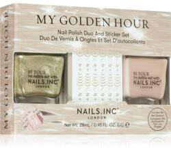 Nails Inc. Nails Inc. My Golden Hour set de lacuri de unghii