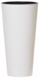 Prosperplast TUBUS SLIM virágcserép fehér fényes 30 cm (DTUS300S -S449) - epenta