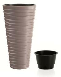 Prosperplast SAND SLIM virágcserép mokka 29, 6 cm (DPSA300-7529U) - epenta