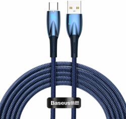 Baseus Cablu Date si Incarcare USB-A - USB-C Baseus Glimmer Series, 100W, 2m, Albastru CADH000503 (CADH000503) - gsmnet