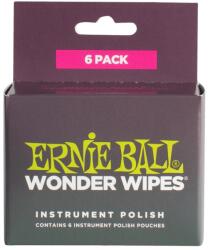 Ernie Ball Wonder Wipes Instrument Polish 6-Pack
