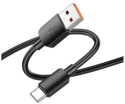hoco. X96 USB - Type-C kábel, 100W, 1m, fekete - speedshop