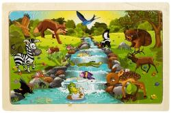 Puzzle lemn, animale din padure RB32587