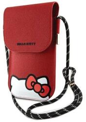 Hello Kitty Leather Hiding Kitty Cord bag - red