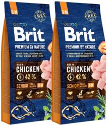 Brit Premium By Nature Senior Small Medium S+M 30 kg (2 x 15 kg)