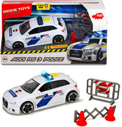 Dickie Toys Jucărie Maşină de poliţie Audi RS3, Dickie - 15 cm (203713011006)