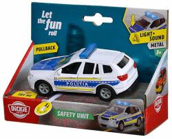 Dickie Toys Dickie: mașină de poliție românească cu sunet și lumini, metal (203712011SRO)