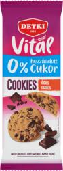 DETKI Vital Cookies kakaós omlós keksz csokoládé darabokkal és édesítőszerekkel 130 g