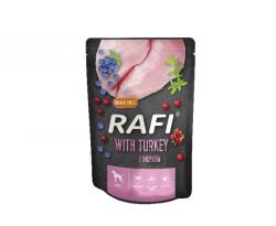 Dolina Noteci Rafi pulykával kutyáknak - tasak 300g (fekete csomag)