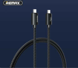 REMAX Cablu USB4.0 Type-C tata-tata de 1m, 40Gbps, RC-C039, Remax (USB-C4.0-1M-CABREX)